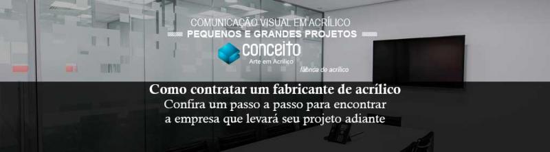 Como contratar um fabricante de acrílico Como contratar um fabricante de acrílico