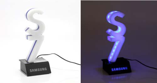 Expositor de acrílico personalizado com led