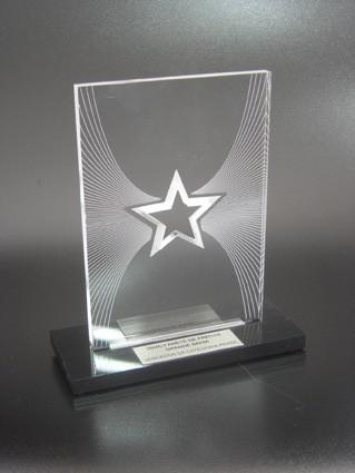 Troféu acrílico